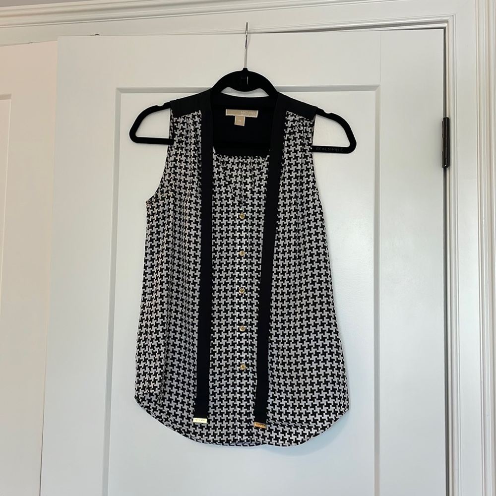Black and White top from Michael Kors
